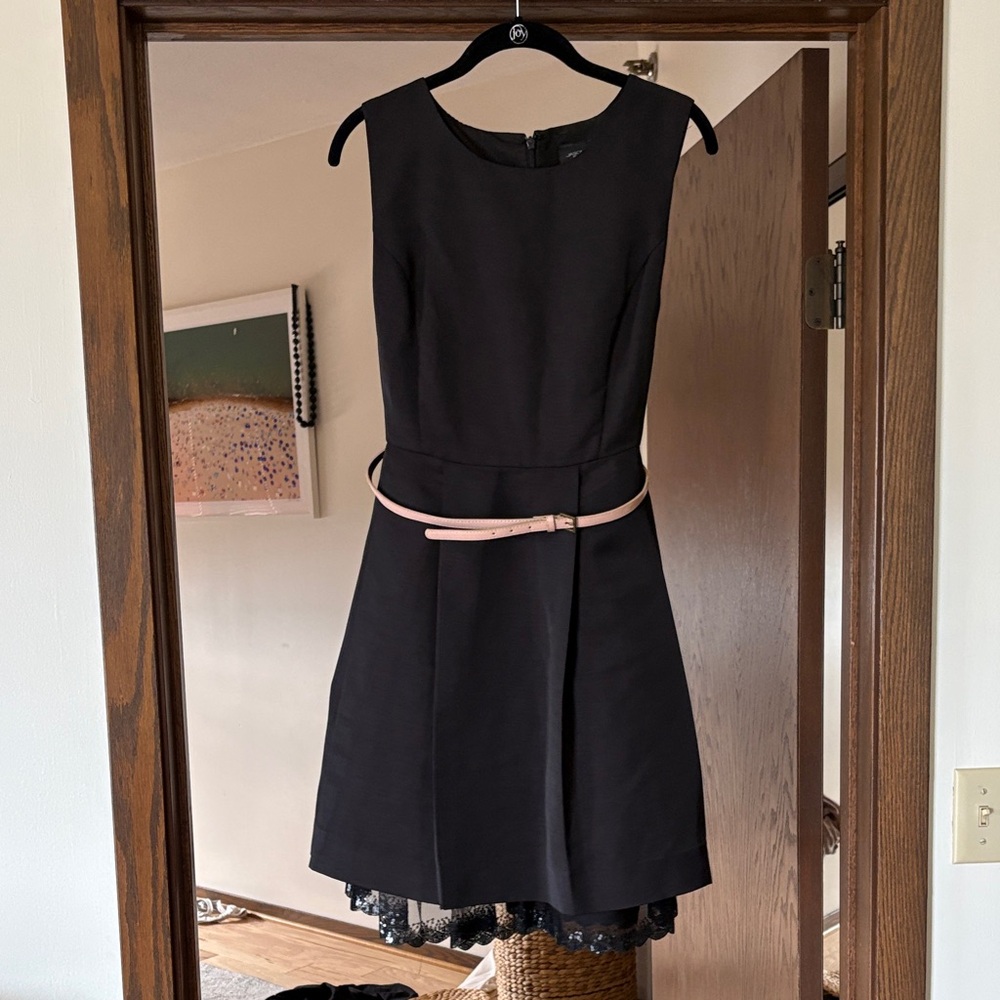 Jason Wu for Target Elegant Black Dress with Pink Belt